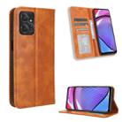 For Motorola Moto G Power 2023 Magnetic Buckle Retro Texture Leather Phone Case(Brown) - 1