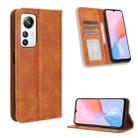 For Blackview A85 Magnetic Buckle Retro Texture Leather Phone Case(Brown) - 1
