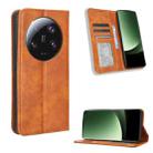 For Xiaomi 13 Ultra Magnetic Buckle Retro Texture Leather Phone Case(Brown) - 1