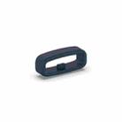 18mm 10pcs Universal Watch Band Fixed Silicone Ring Safety Buckle(Navy Blue) - 1