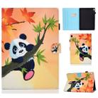 For Lenovo Tab M10 HD TB-X505F Colored Drawing Stitching Horizontal Flip Leather Case, with Holder & Card Slots & Sleep / Wake-up Function(Bamboo bear) - 1