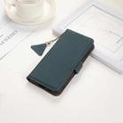 For Xiaomi POCO F6 Pro Side-Magnetic TJ Genuine Leather RFID Phone Case(Green) - 2