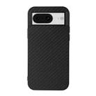 For Google Pixel 8 Carbon Fiber Texture PU Phone Case(Black) - 1