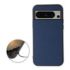 For Google Pixel 8 Pro Carbon Fiber Texture PU Phone Case(Blue) - 2