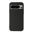 For Google Pixel 8 Pro Carbon Fiber Texture PU Phone Case(Black) - 1