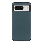 For Google Pixel 8 Lambskin Texture Genuine Leather Phone Case(Green) - 1