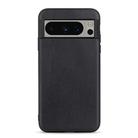 For Google Pixel 8 Pro Lambskin Texture Genuine Leather Phone Case(Black) - 1