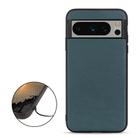 For Google Pixel 8 Pro Lambskin Texture Genuine Leather Phone Case(Green) - 2