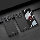 For Huawei Mate X3 GKK Peep-proof Integrated Ultra-thin Full Coverage Phone Flip Case(Black) - 1