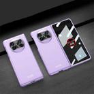 For Huawei Mate X3 GKK Peep-proof Integrated Ultra-thin Full Coverage Phone Flip Case(Purple) - 1