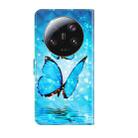For Xiaomi 13 Ultra 3D Painting Pattern Leather Phone Case(Three Butterflies) - 3