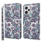For Xiaomi Redmi Note 12 Pro+ Global 3D Painting Pattern Flip Leather Phone Case(Swirl Pattern) - 1
