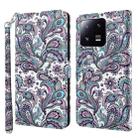 For Xiaomi 13T Pro 3D Painting Pattern Leather Phone Case(Swirl Pattern) - 1