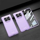 For Huawei Mate X3 GKK Integrated Ultra-thin Full Coverage Phone Flip Case(Purple) - 1