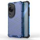 For Huawei P60 Art 4G Honeycomb Phone Case(Blue) - 1