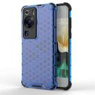 For Huawei P60 / P60 Pro Honeycomb Phone Case(Blue) - 1