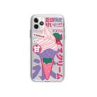 For iPhone 11 Lucency Painted TPU Protective(Strawberry Ice Cream) - 1