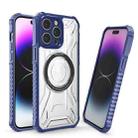 For iPhone XR Double-sided Non-slip PC+TPU Magsafe Magnetic Phone Case(Royal Blue) - 1