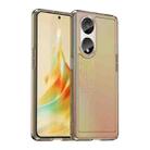 For OPPO A1 Pro 5G Candy Series TPU Phone Case(Transparent Grey) - 1