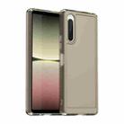 For Sony Xperia 10 V Candy Series TPU Phone Case(Transparent Grey) - 1