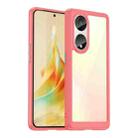 For OPPO A1 Pro 5G Colorful Series Acrylic + TPU Phone Case(Red) - 1