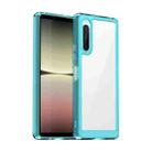 For Sony Xperia 10 V Colorful Series Acrylic + TPU Phone Case(Transparent Blue) - 1