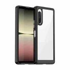 For Sony Xperia 10 V Colorful Series Acrylic + TPU Phone Case(Black) - 1