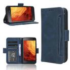 For Itel A18 Skin Feel Calf Texture Card Slots Leather Phone Case(Blue) - 1