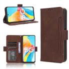 For OPPO A1 5G Skin Feel Calf Texture Card Slots Leather Phone Case(Brown) - 1