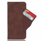 For OPPO Find X6 Skin Feel Calf Texture Card Slots Leather Phone Case(Brown) - 4