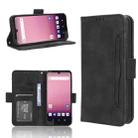 For Orbic Q10 4G Skin Feel Calf Texture Card Slots Leather Phone Case(Black) - 1