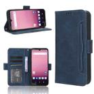 For Orbic Q10 4G Skin Feel Calf Texture Card Slots Leather Phone Case(Blue) - 1