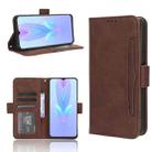 For Tecno Spark 10 5G Skin Feel Calf Texture Card Slots Leather Phone Case(Brown) - 1