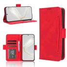 For Huawei nova 11 Skin Feel Calf Texture Card Slots Leather Phone Case(Red) - 1