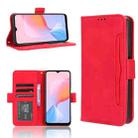 For Blackview A85 Skin Feel Calf Texture Card Slots Leather Phone Case(Red) - 1