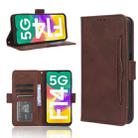 For Samsung Galaxy F14 Global Skin Feel Calf Texture Card Slots Leather Phone Case(Brown) - 1
