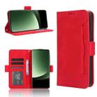 For Xiaomi 13 Ultra Skin Feel Calf Texture Card Slots Leather Phone Case(Red) - 1