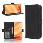 For ZTE Nubia Z50 Ultra Skin Feel Calf Texture Card Slots Leather Phone Case(Black) - 1