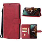 For Nokia XR21 Leather Phone Case(Red) - 1