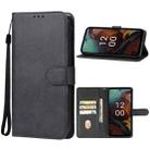 For Nokia XR21 Leather Phone Case(Black) - 1