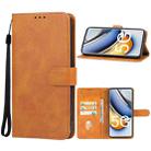 For Realme 11 Pro+ Leather Phone Case(Brown) - 1