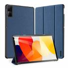 For Xiaomi Redmi Pad SE DUX DUCIS Domo Series Magnetic Flip Leather Tablet Case(Blue) - 1