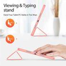 For Xiaomi Pad 7 / 7 Pro DUX DUCIS Domo Series Magnetic Flip Leather Tablet Case(Pink) - 3
