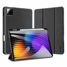 For Xiaomi Pad 7 / 7 Pro DUX DUCIS Domo Series Magnetic Flip Leather Tablet Case(Black) - 1