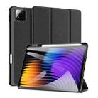 For Xiaomi Pad 7 / 7 Pro DUX DUCIS Domo Series Magnetic Flip Leather Tablet Case(Black) - 2