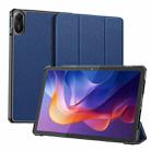For Xiaomi Redmi Pad 2 DUX DUCIS Domo Series Magnetic Flip Leather Tablet Case(Blue) - 2