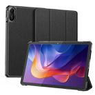 For Xiaomi Redmi Pad 2 DUX DUCIS Domo Series Magnetic Flip Leather Tablet Case(Black) - 2