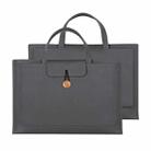 15-16 inch Universal Elastic Thread Button Portable Laptop Inner Bag(Dark Grey) - 1