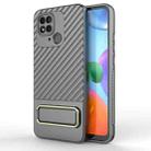 For Xiaomi Redmi 10C Global Wavy Textured Phone Case (Grey) - 1