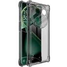 For OPPO Find X6 5G imak Shockproof Airbag TPU Phone Case(Transparent Black) - 1